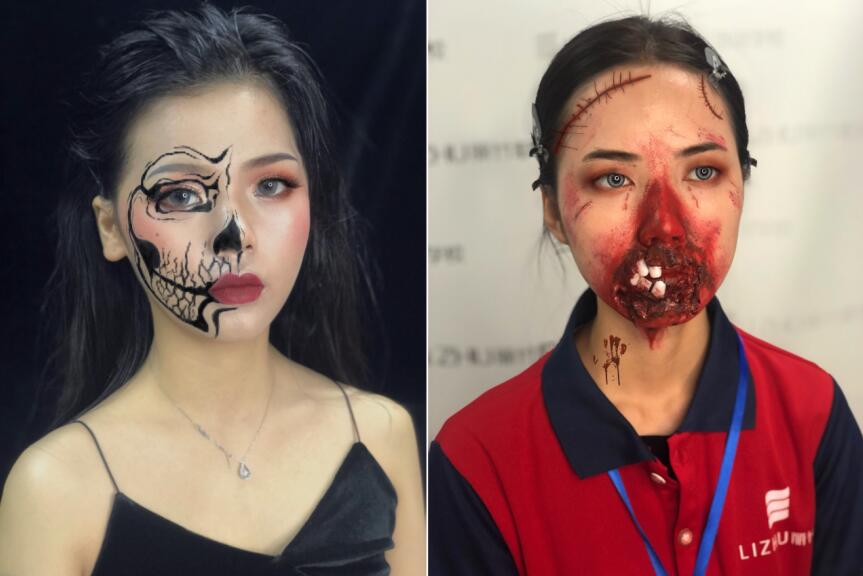 南寧化妝學(xué)校：萬(wàn)圣節(jié)妝容來(lái)啦