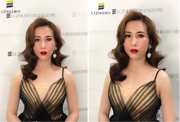 麗竹彩妝作品：簡(jiǎn)約氣質(zhì)名媛造型