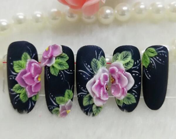 廣西美甲培訓：春日元氣美甲作品