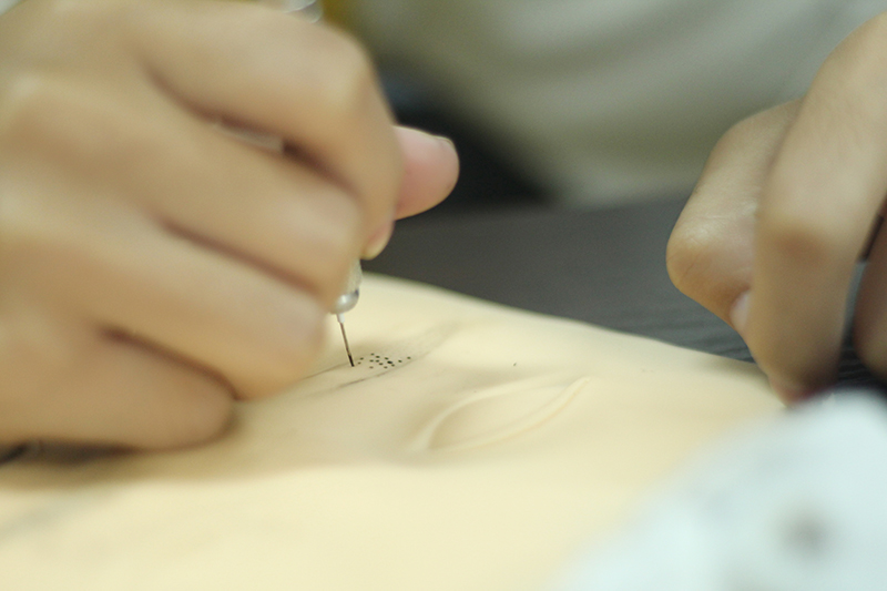 紋繡在假皮練習(xí)的技巧，南寧專(zhuān)業(yè)紋繡給你支招