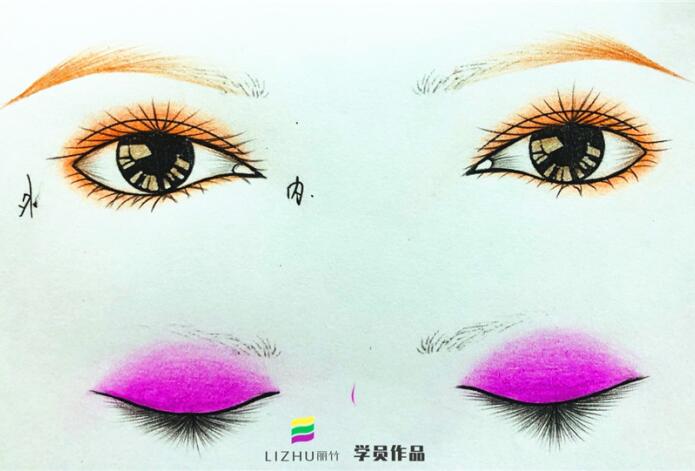 如何在紙上畫眼影？廣西專業(yè)化妝學(xué)校教你