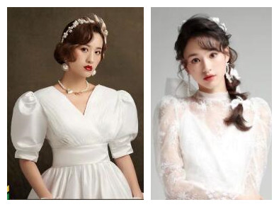 用韓式新娘造型作品，展示廣西化妝學(xué)校哪家口碑好