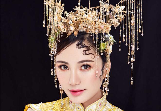 中式新娘妝的注意事項，廣西化妝課堂總結好了