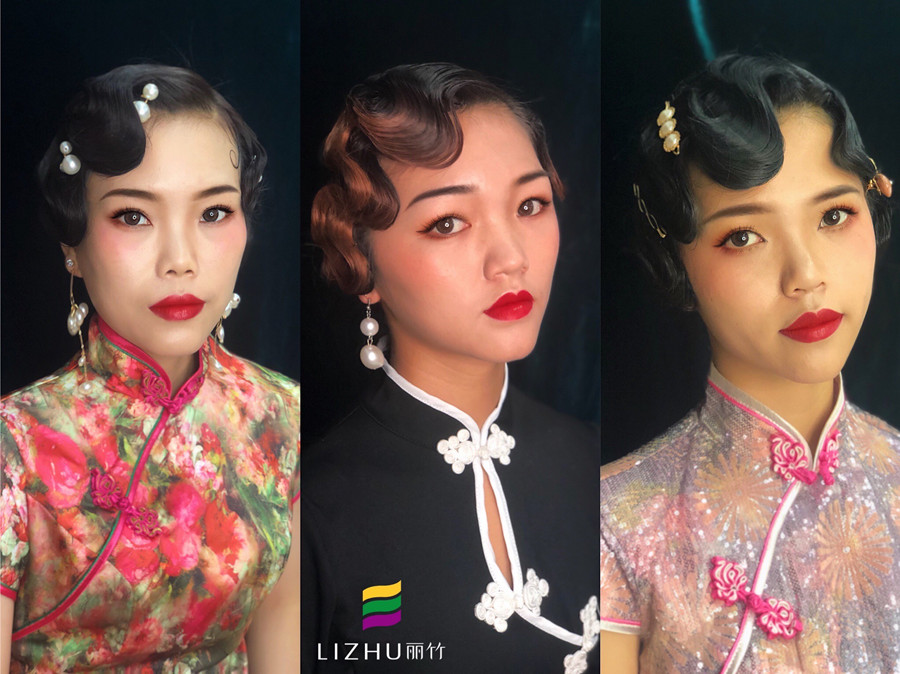 旗袍民國風(fēng)造型，告訴你南寧學(xué)彩妝哪家教得好