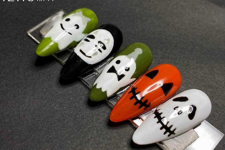 超可愛萬圣美甲，顯示南寧學美甲哪家實力強