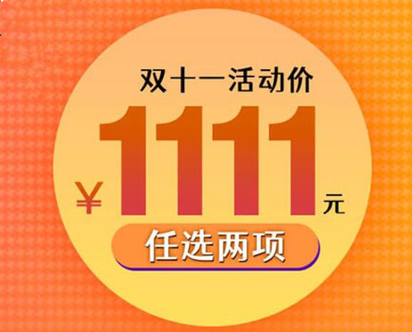 僅需1111元，兩門黃金課程任你選