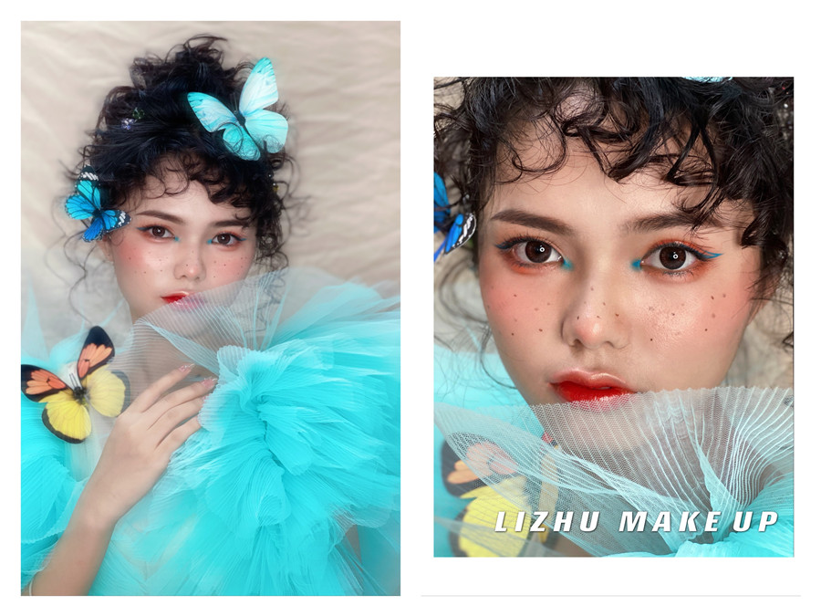 個性寫真造型 | 南寧彩妝學(xué)校作品分享