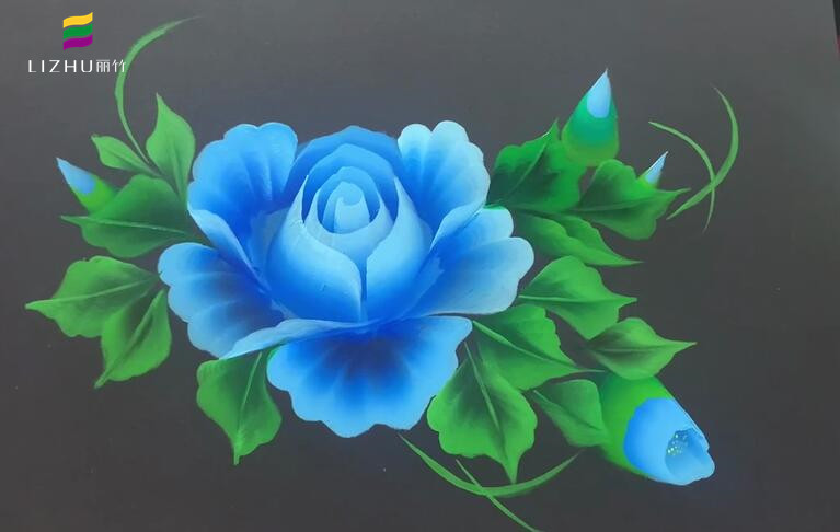 排筆彩繪美甲 ，南寧美甲學校學員作品