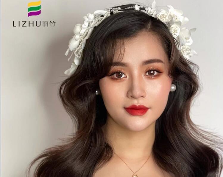 韓式披發(fā)新娘，彩妝化妝培訓(xùn)學(xué)校作品