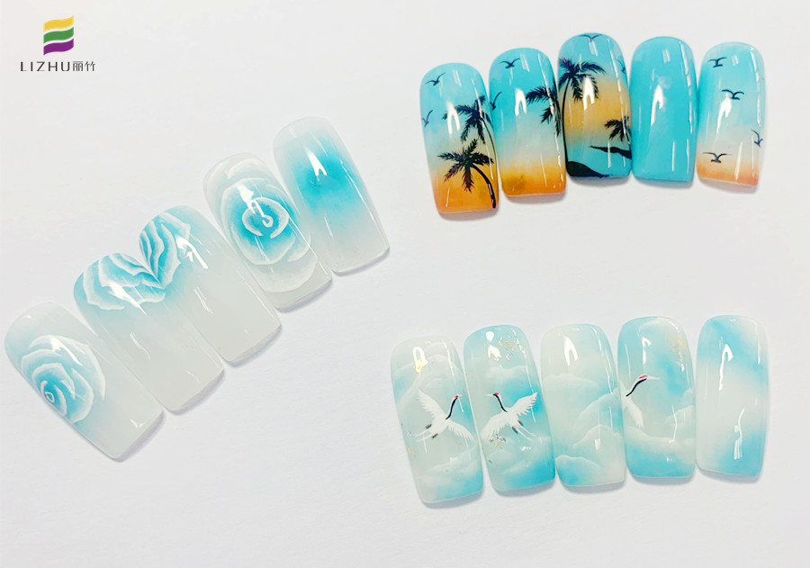 網(wǎng)紅美甲火爆款，麗竹美甲學(xué)校學(xué)員作品