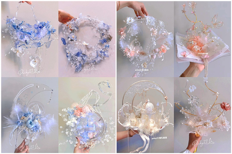 仙女新娘手捧花，南寧插花花藝培訓(xùn)邀你共賞