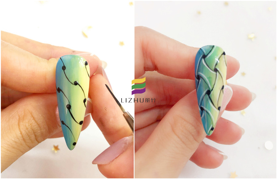 編織美甲的畫(huà)法，廣西美甲職業(yè)培訓(xùn)學(xué)校教你