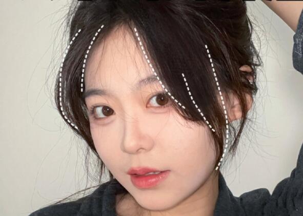 圓臉妹紙必學的八字劉海教程，南寧美發(fā)培訓機構分享