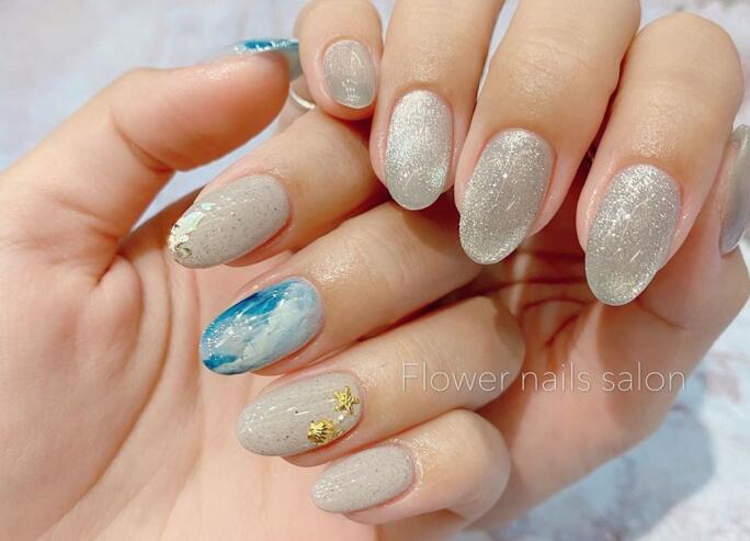 分享晶石貓眼美甲圖片，告訴你廣西學(xué)美甲哪家時尚