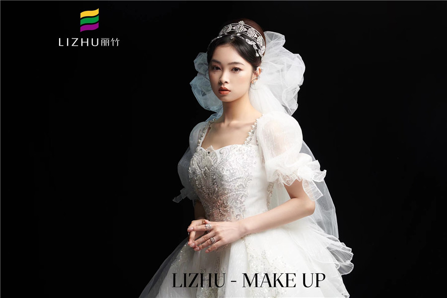 復(fù)古氣質(zhì)新娘，麗竹學(xué)校彩妝原創(chuàng)作品