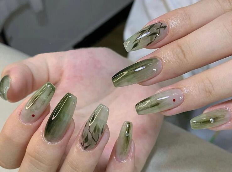 新中式美甲圖片，廣西時尚美甲學(xué)校帶你領(lǐng)略國風(fēng)文化