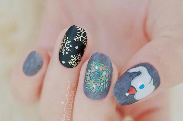 卡通美甲圖片，南寧網(wǎng)紅美甲培訓(xùn)班分享