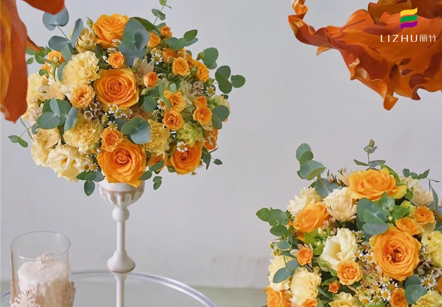 制作半球形桌花技巧，南寧插花學(xué)校浪漫分享