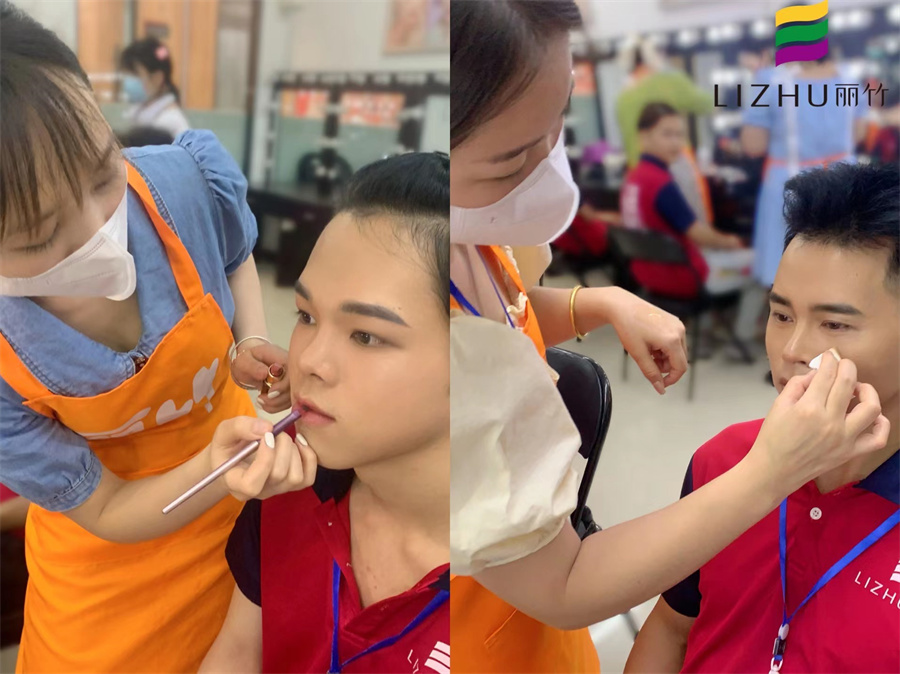 男士化妝技巧，南寧化妝學(xué)校分享課件