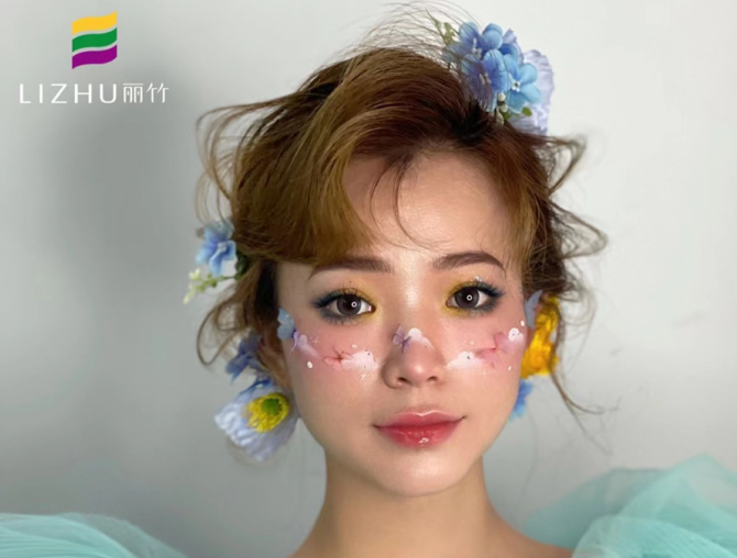 森系靈動造型，廣西化妝彩妝學(xué)校作品