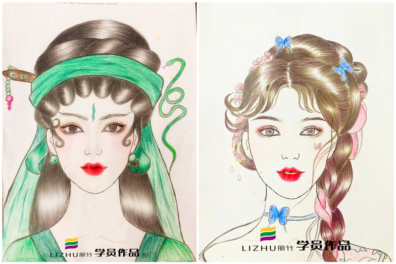 紙妝基礎(chǔ)圖練習(xí)，零基礎(chǔ)學(xué)化妝一點(diǎn)也不難