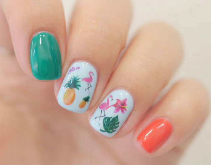 卡通彩繪美甲，南寧美甲教學網(wǎng)紅款分享