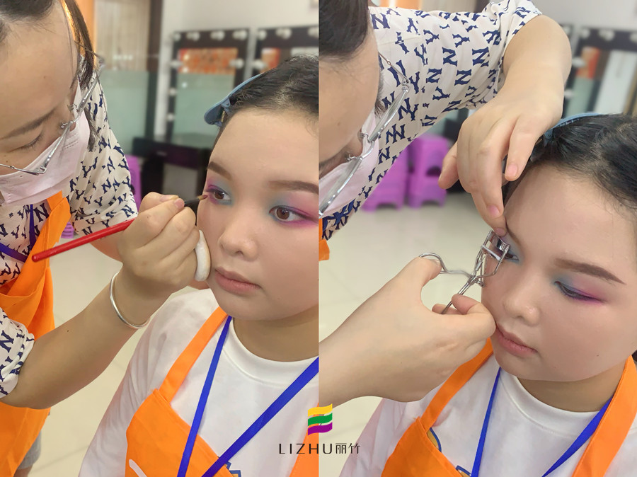 雙色眼影的畫法，南寧化學(xué)教學(xué)課件分享