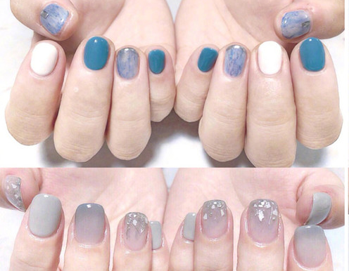 簡(jiǎn)約單色美甲，南寧美甲教學(xué)分享