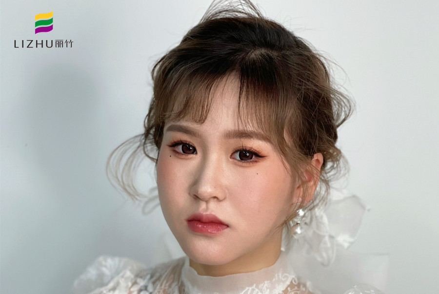 抽絲新娘造型，廣西美妝專業(yè)造型學校學員作品