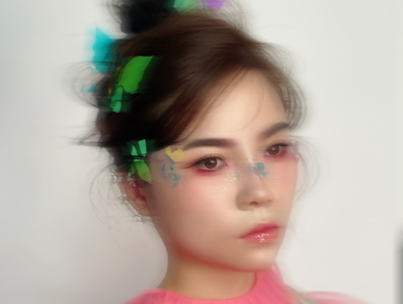 花樣抽絲新娘，廣西培訓(xùn)彩妝職業(yè)作品欣賞