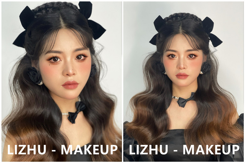 晚禮服造型，南寧培訓(xùn)化妝師作品