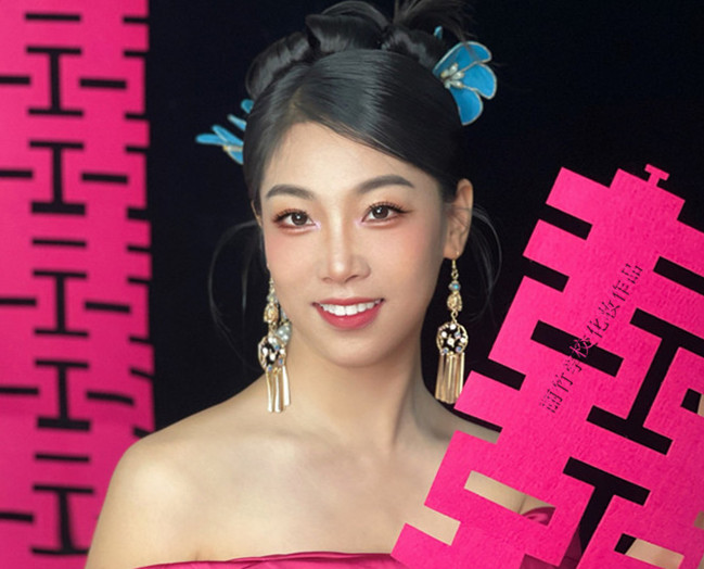 新娘晨袍造型，零基礎(chǔ)學(xué)新娘造型作品