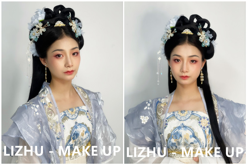 古代漢服造型，?南寧彩妝寫真培訓(xùn)作品