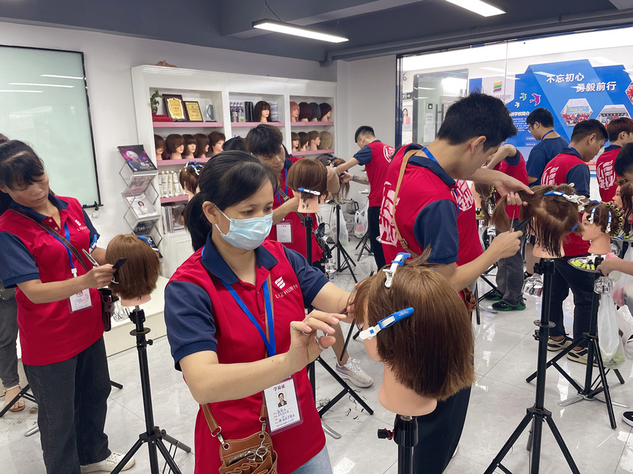 圓形堆積技巧，廣西剪發(fā)基礎(chǔ)培訓(xùn)分享