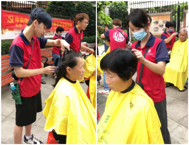 南寧小區(qū)公益美發(fā)，南寧美容美發(fā)學(xué)校進(jìn)行時