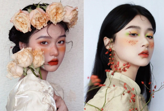 鮮花造型寫真，廣西化妝形象造型培訓(xùn)分享