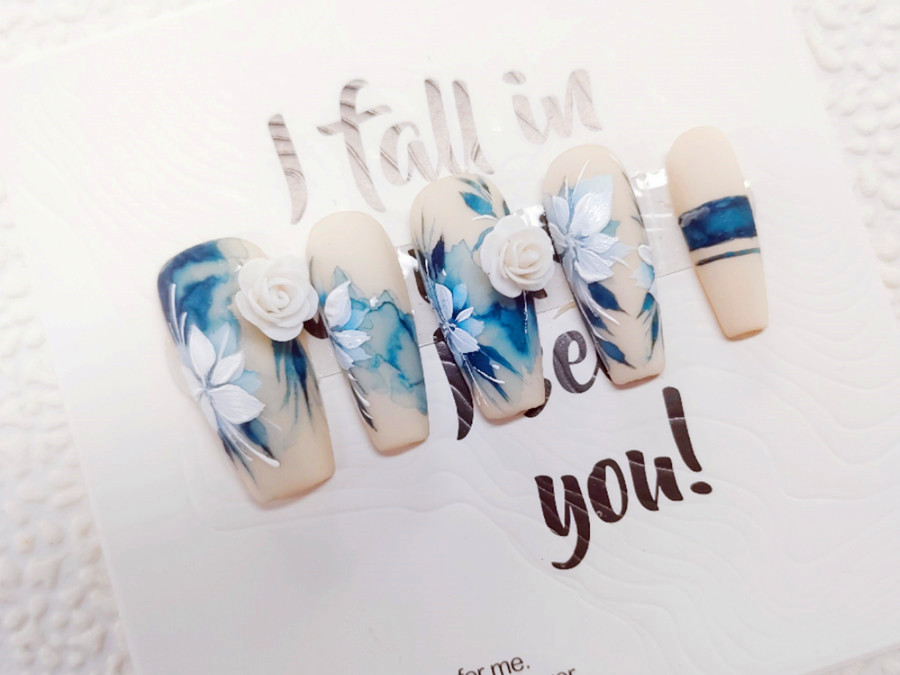 國(guó)風(fēng)雕花美，南寧美甲培訓(xùn)排名推薦