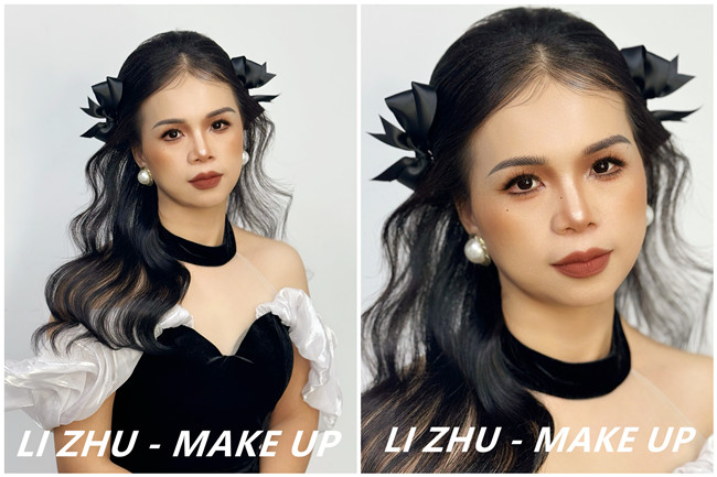 甜美韓式披發(fā)新娘，廣西化妝學(xué)校品牌推薦