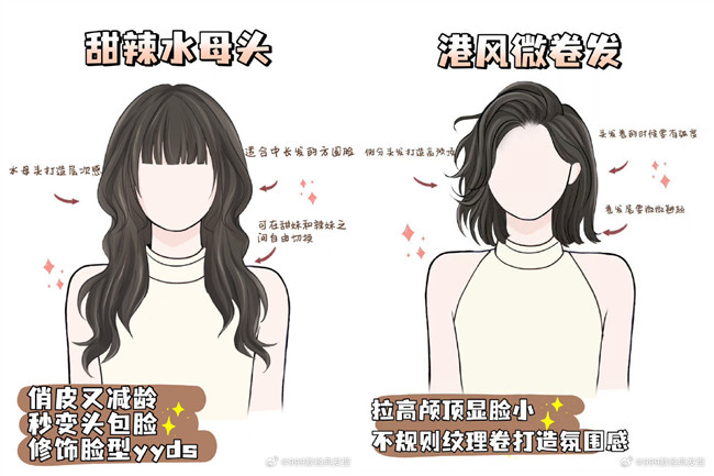 遮顴骨顯臉小發(fā)型，南寧美發(fā)造型發(fā)型推薦