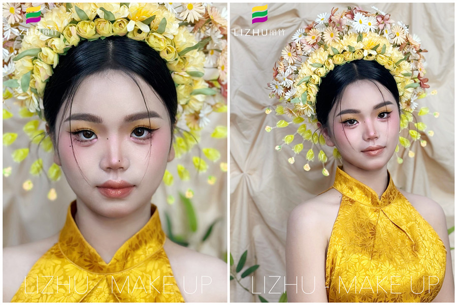 旅拍寫真簪花造型，廣西旅拍寫真作品