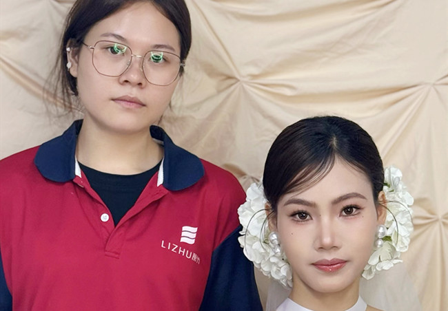 韓式新娘造型，南寧寫真彩妝實(shí)訓(xùn)作品