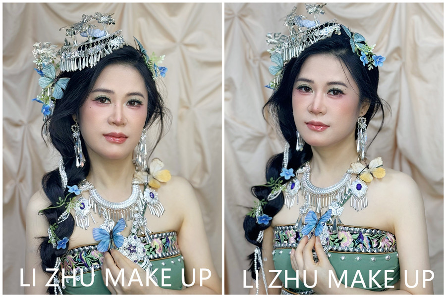 苗疆寫真造型，廣西高彩培訓(xùn)課堂作品